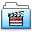 Movie Folder Smooth Icon 32x32 png